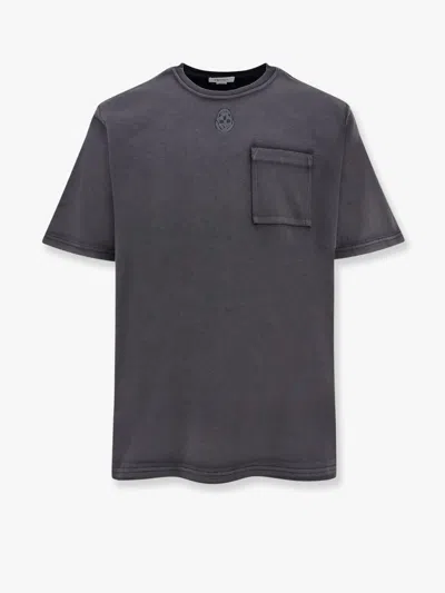 Alexander Mcqueen Alexander Mc Queen Faded Black Skull T Shirt