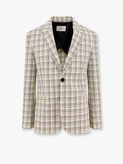 Ami Alexandre Mattiussi Ami Paris Men Ami Paris White Blazers E Vests