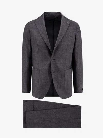 Tagliatore Virgin Wool Dress With Prince Of Wales Motif