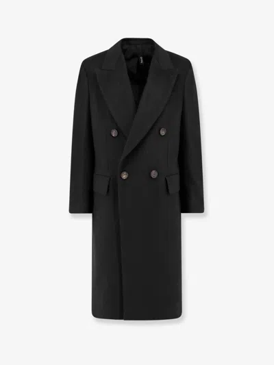 Hevo Hevò Man Coat Midnight Blue Size 40 Pure Virgin Wool Iws, Polyamide