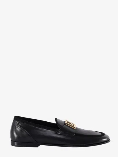 Dolce & Gabbana Ariosto Leather Cross-over Loafers
