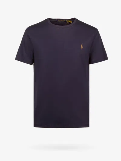 Polo Ralph Lauren Soft Touch Cotton T-shirt In Purple