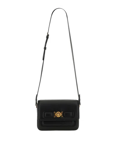 Versace Jellyfish Biggie Messenger Bag In Black