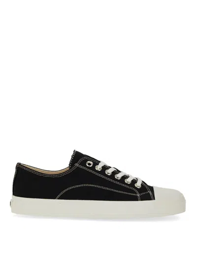 Moschino Square-toe Sneakers In Black