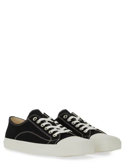 Moschino Square-toe Sneakers In Black