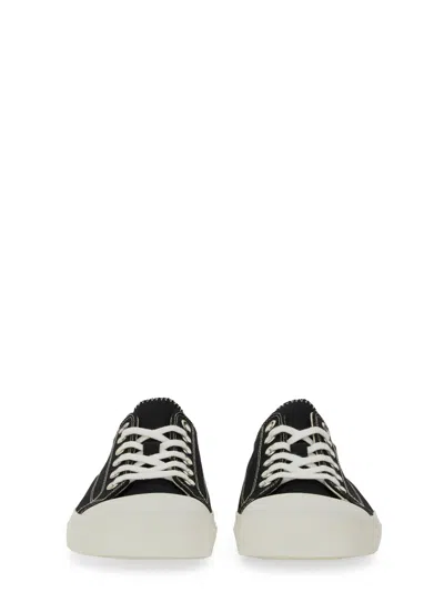 Moschino Square-toe Sneakers In Black