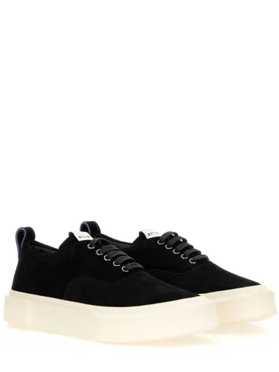 Eytys Suede Upper Rubber Sole Pull Tab Sneaker In Multi