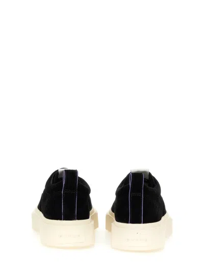 Eytys Suede Upper Rubber Sole Pull Tab Sneaker In Multi