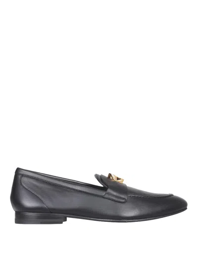 Givenchy G-chain Low-heel Loafers In Black