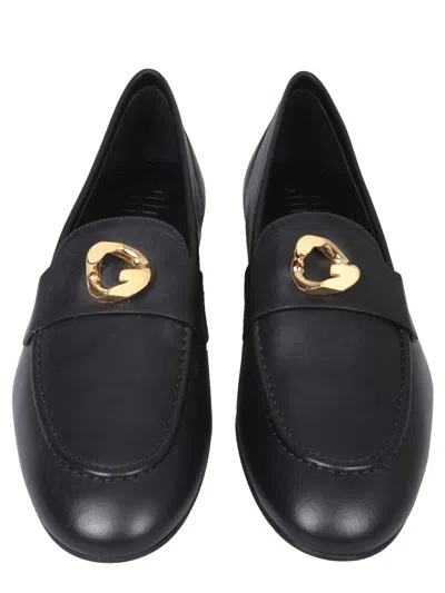 Givenchy G-chain Low-heel Loafers In Black