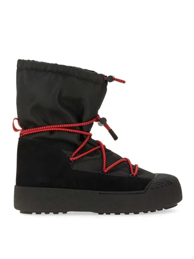 Moon Boot Mtrack Polar Lace-up Snow Boots In Black