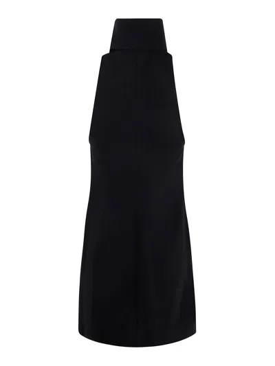 Courrèges Dress Scarf Mockneck By Courreges In Black