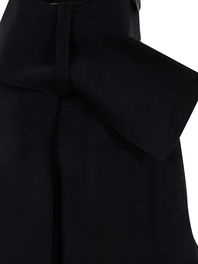 Courrèges Dress Scarf Mockneck By Courreges In Black