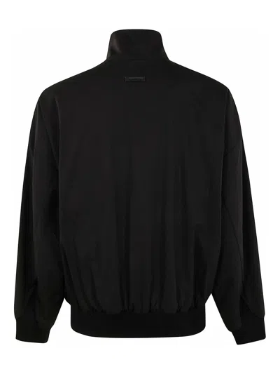 Fear Of God Black Zipped Jacket In Black