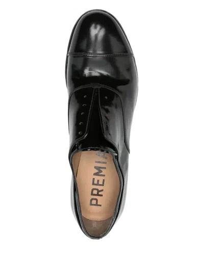 Premiata King Lace-up Oxford Shoes In Black