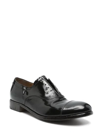 Premiata King Lace-up Oxford Shoes In Black