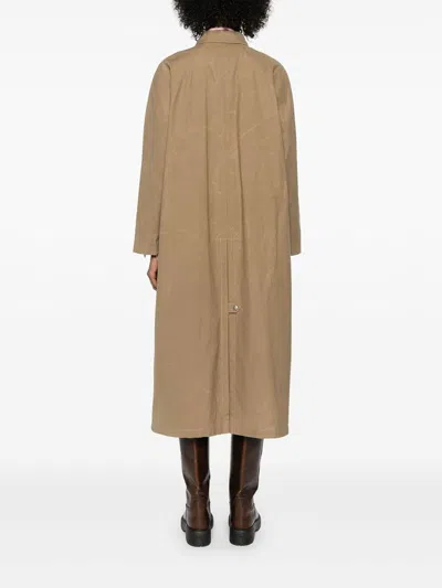 Apc Gaia Coat In Beige