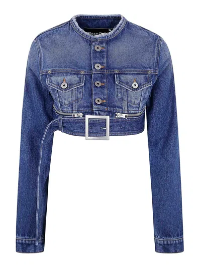 Jean Paul Gaultier Denim Jacket In Blue