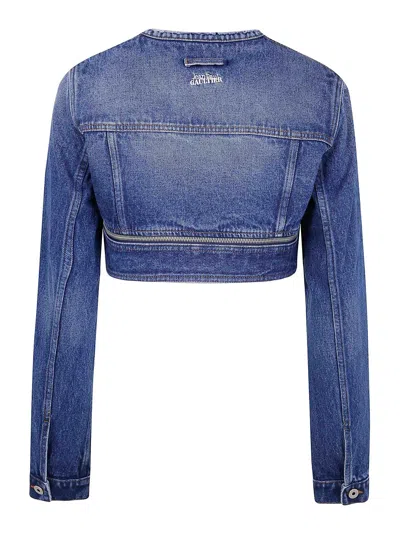 Jean Paul Gaultier Denim Jacket In Blue