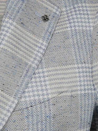 Tagliatore 'montecarlo' Blazer Featuring Notch Lapel In Blue