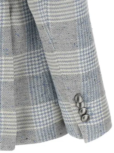 Tagliatore 'montecarlo' Blazer Featuring Notch Lapel In Blue