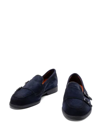 Santoni Pura A Loafer Malibu In Blue