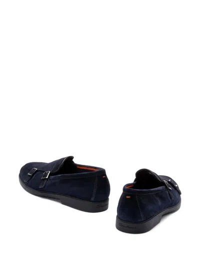 Santoni Pura A Loafer Malibu In Blue