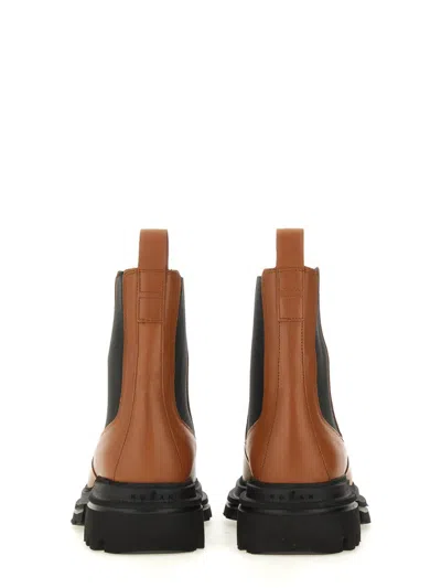 Hogan H674 Chelsea Boots In Brown