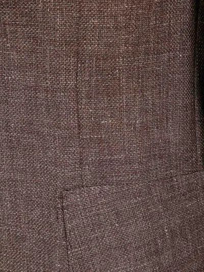 Barba Napoli Barba Easy Single Breast Jacket In Brown