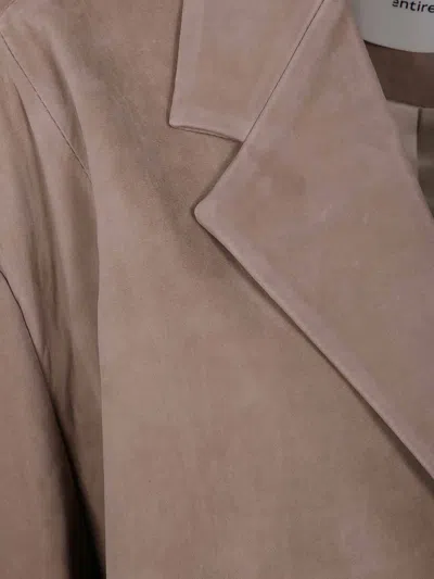 Entire Studios Single Breasted Blazer Back Vent In Brown