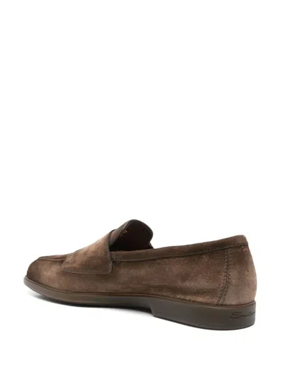 Santoni Pura B Loafer Malibu In Brown