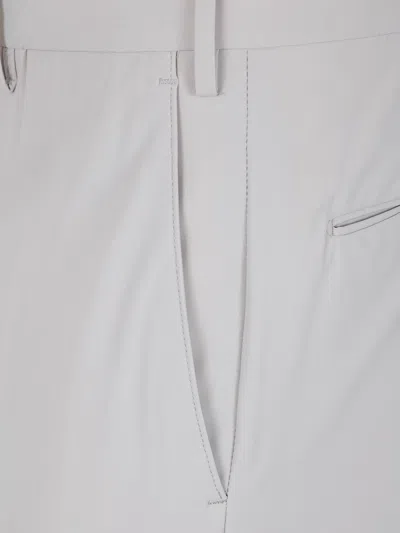 Pt Torino Stretch Modal Blend Pant With Belt Loops In Grey