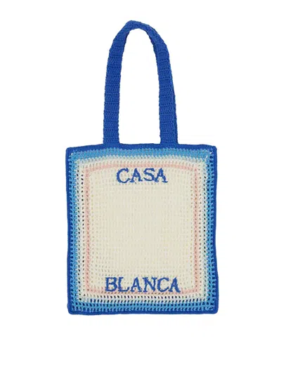 Casablanca Crochet Bag In Multicolor