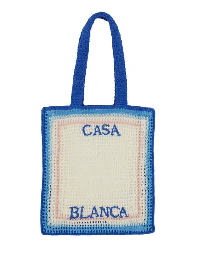 Casablanca Crochet Bag In Multicolor