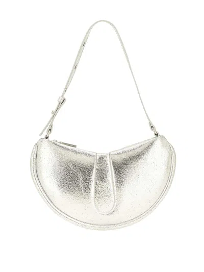 Themoirè Ebe Hobo Bag In Silver