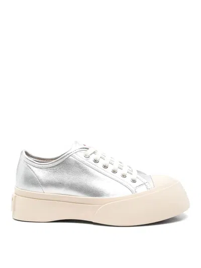 Marni Sneakers In Silver