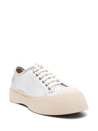 Marni Sneakers In Silver