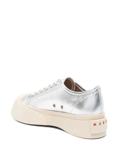 Marni Sneakers In Silver