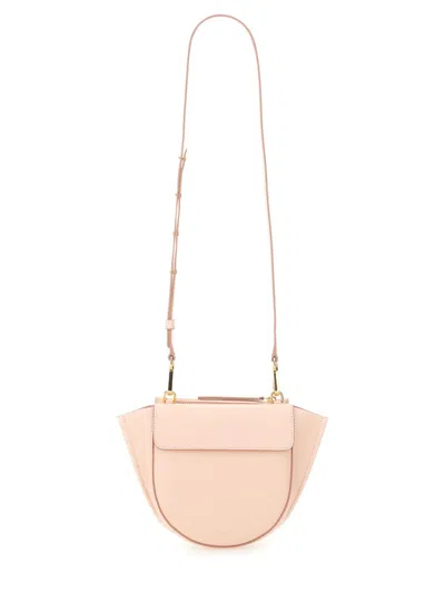 Wandler Hortensia Saddle Tote Bag In Nude & Neutrals