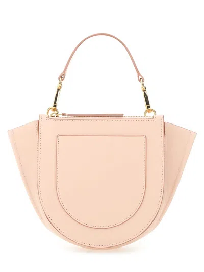 Wandler Hortensia Saddle Tote Bag In Nude & Neutrals