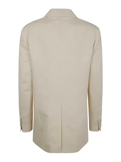 Filippa K Davina Cotton Linen Blazer In Nude & Neutrals