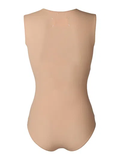 Maison Margiela Women's Sleeveless Bodysuit In Nude & Neutrals