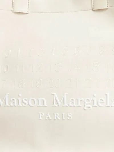 Maison Margiela Vertical Shopping Tote Bag In Nude & Neutrals