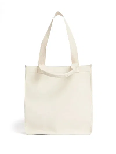 Maison Margiela Vertical Shopping Tote Bag In Nude & Neutrals