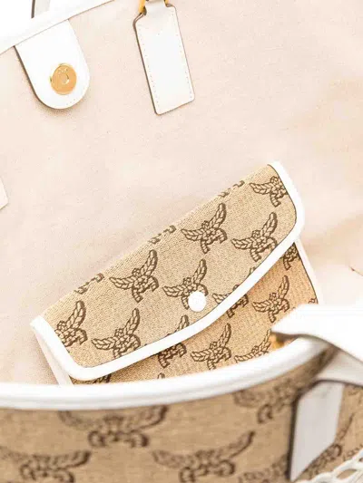 Mcm Sky Oth Shopper Medium Bag In Neutral