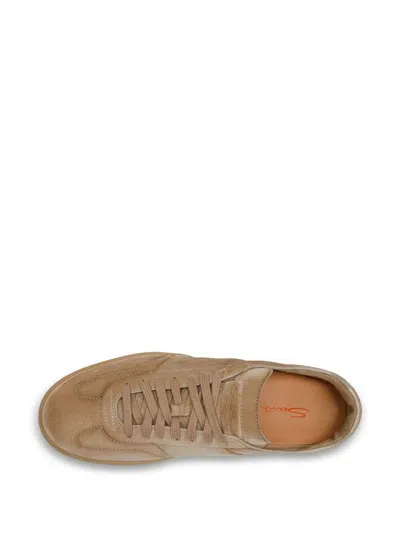 Santoni Oly Cube Sneakers Olympic In Nude & Neutrals