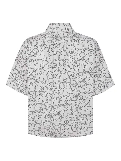 Marimekko Camisa - Blanco In White