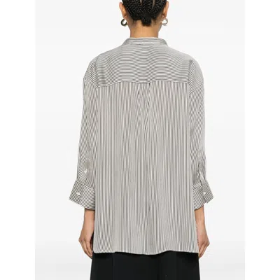 Shop Fabiana Filippi Black  White Shirts