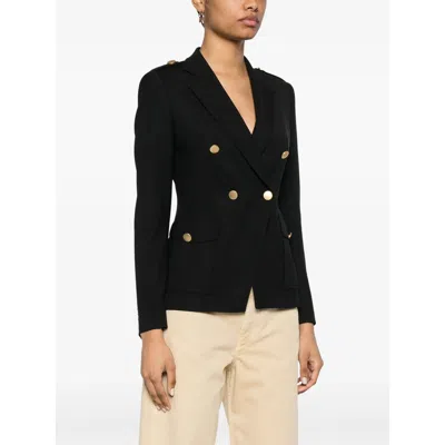 Tagliatore Wool Double-breasted Jacket Featuring Back Vent
