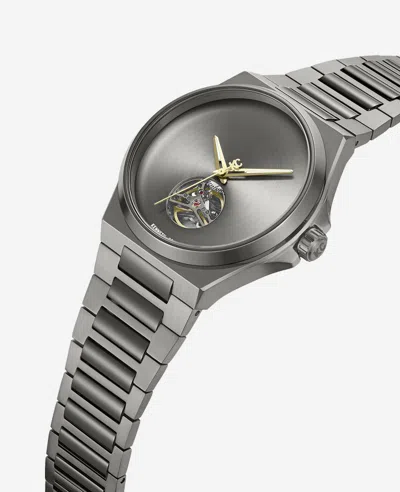 Kenneth Cole Automatic Bracelet Watch In Gun